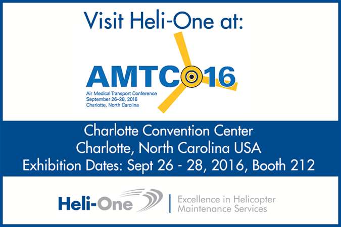 Heli-One will be at AMTC 2016