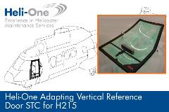Heli-One Adapting Vertical Reference Door STC for H215