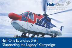 Heli-One Announces S-61 Supporting the Legacy Campaign