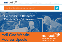 Heli-One Updates Website Address