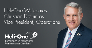 Heli-One Welcomes Christian Drouin as Vice President of Operations 