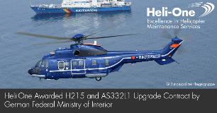 Heli-One Awarded H215 and AS332L1 Upgrade Contract by German Federal Ministry of Interior