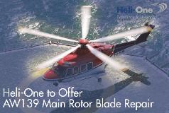 Heli-One to Offer AW139 Main Rotor Blade Repair