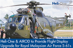 Heli-One to Provide Flight Display Upgrade for RMAF S-61s