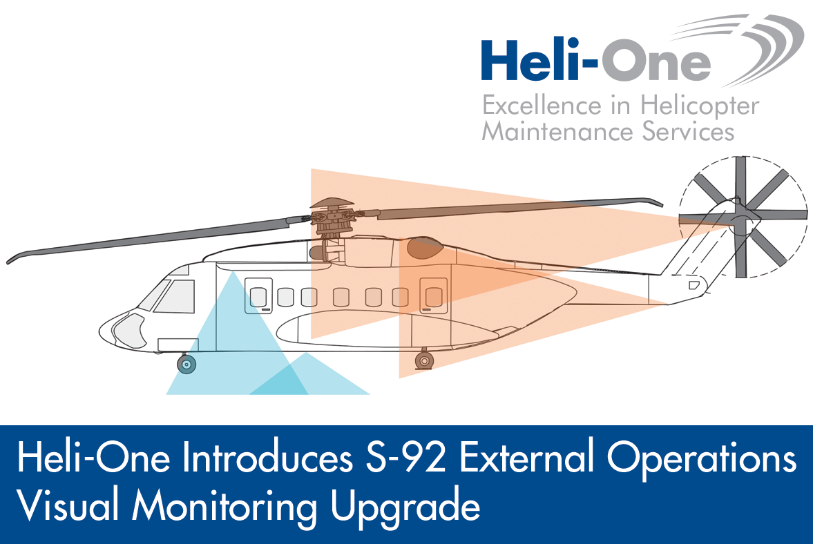 Heli-One Introduces S-92 External Operations Visual Monitoring Upgrade